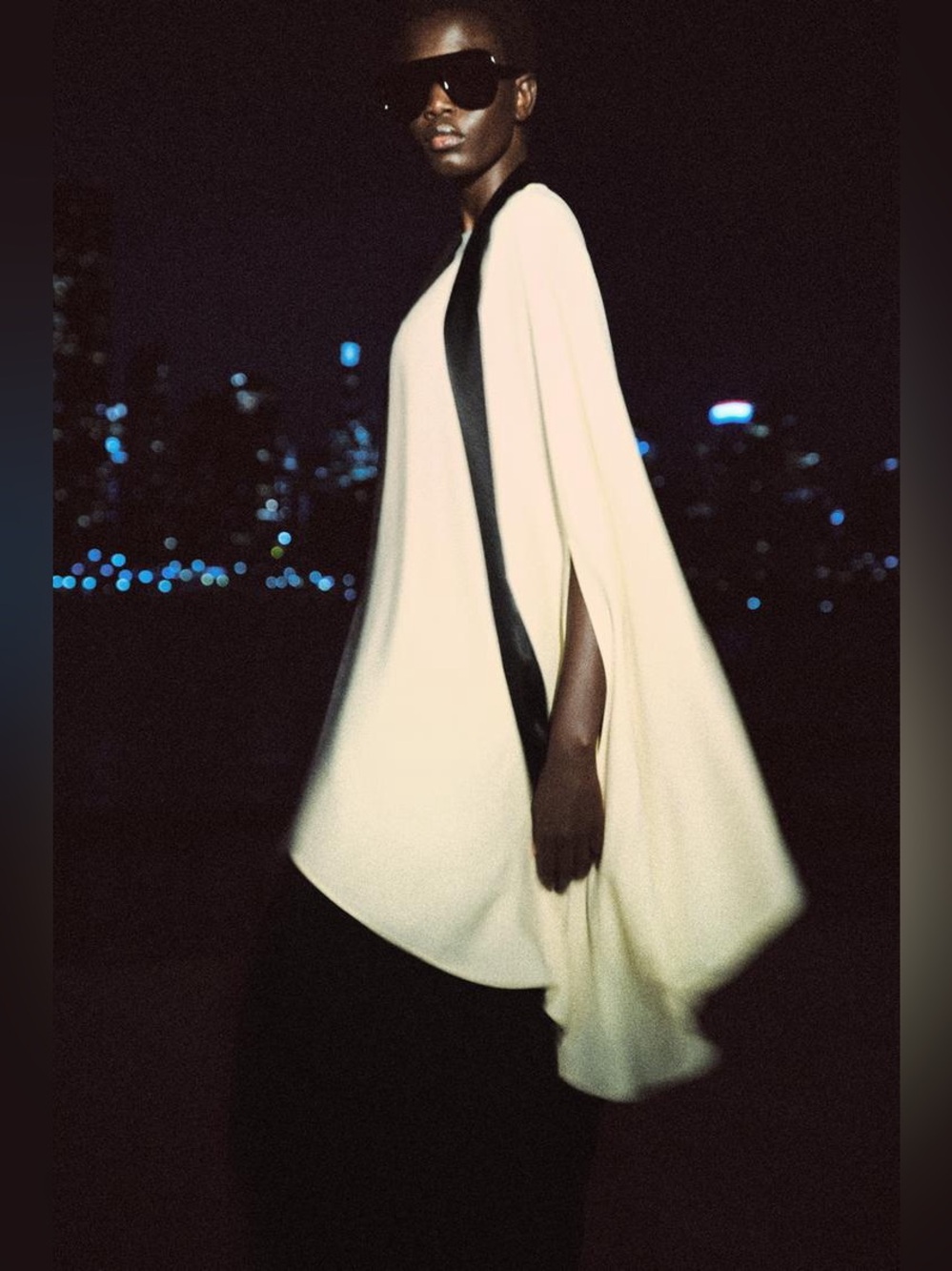 ZARA ZW COLLECTION ASYMMETRIC SCARF BLOUSE - Picture 7 of 15